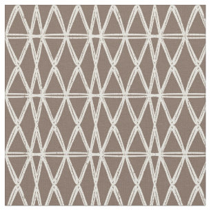 organisch geometrisch retro Gitterfliese mocha elf Stoff