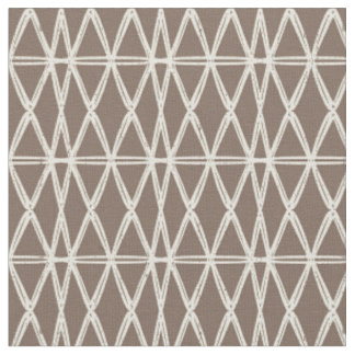 organisch geometrisch retro Gitterfliese mocha elf Stoff
