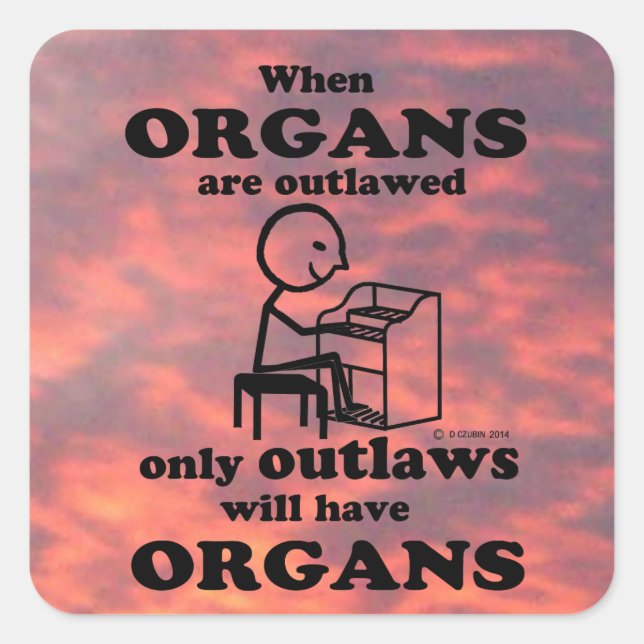 Organische verbotene Aufkleber am Platz (Vorderseite)