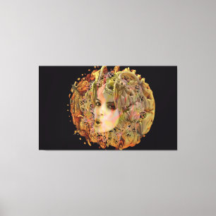 Organischer Planet Leinwanddruck