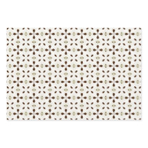 Organisches Blumen-Wrap-Papier Flachblatt-Set aus