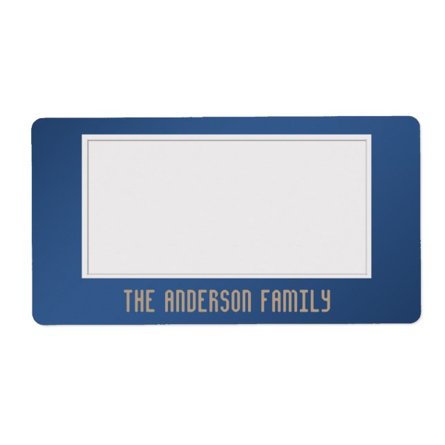 Organisieren Sie den Speicher klebrig, farbig blau (Vorne)