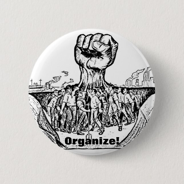 Organisieren Sie! Knopf Button (Vorderseite)