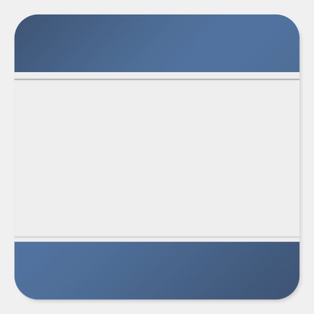 Organisieren Sie saubere Etiketten mit einer Farbe Quadratischer Aufkleber (Vorderseite)