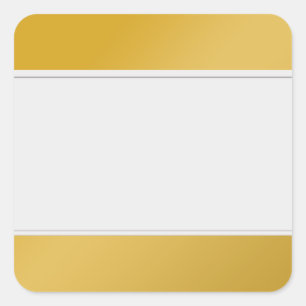 Organisieren Sie saubere Etiketten mit einer Farbe Quadratischer Aufkleber