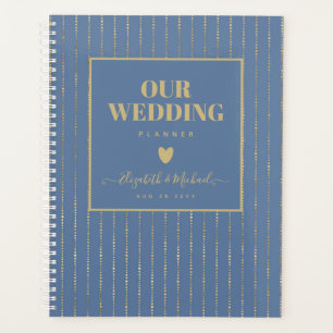 ORGANISIERT WERDEN WEDING PLANNER - Dusty Blue GOL Planer