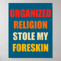 Organisierte Religion stahl meine Vorhaut Retro Vi