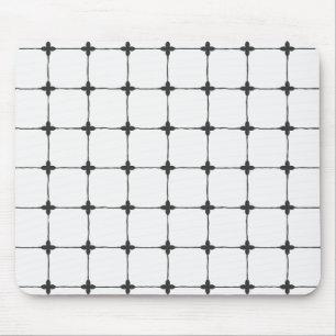 Organisiertes neutrales Grid-Minimalist-Design in Mousepad