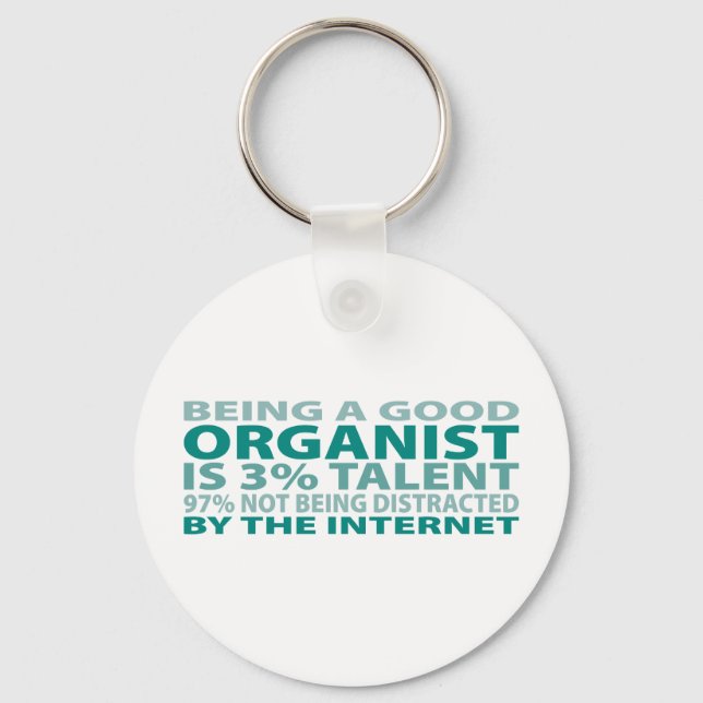 Organist 3% Talent Schlüsselanhänger (Vorderseite)