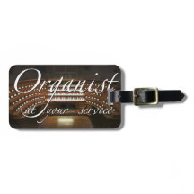 Organist an Ihrem Service-Gepäckanhänger
