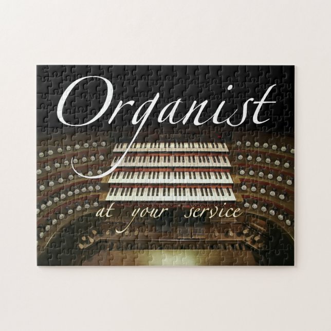 Organist an Ihrem Service-Puzzlespiel Puzzle (Horizontal)
