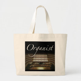 Organist an Ihrer Service-Tasche Jumbo Stoffbeutel