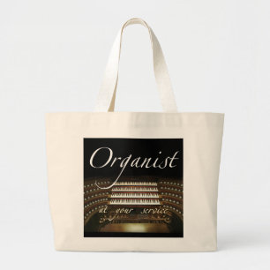 Organist an Ihrer Service-Tasche Jumbo Stoffbeutel