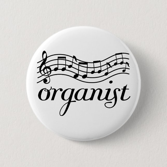 Organist-Musicalpersonal Button (Vorderseite)