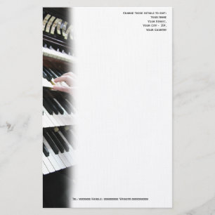 Organist oder Kirchenmusiker Briefpapier