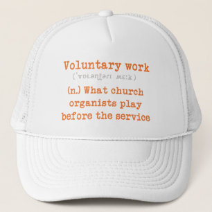Organist-Voluntary-Hut Truckerkappe