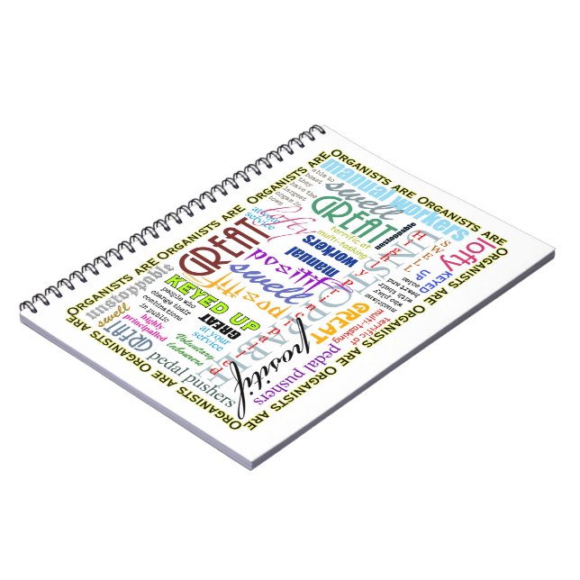 Organisten sind alles Notizbuch Notizblock (Linke Seite)