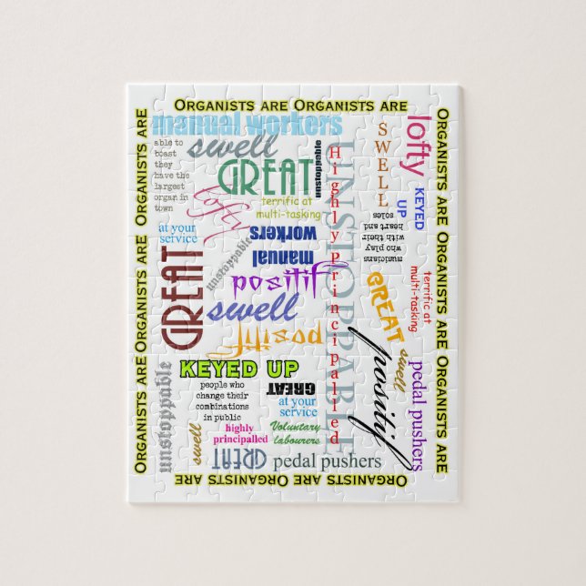 Organisten sind alles Puzzlespiel Puzzle (Vertikal)