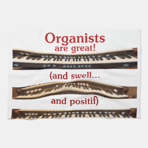 Organisten sind . . . Geschirrtuch