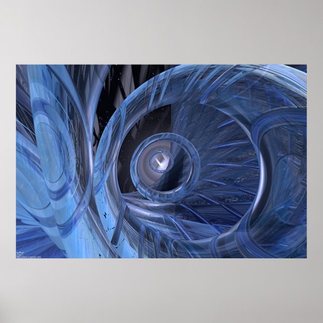 Organix - Blau Poster (Vorne)