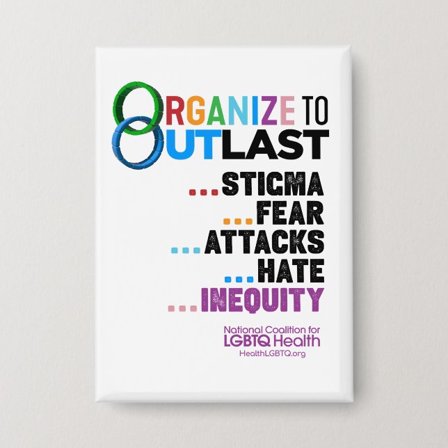 Organize to Outlast Button (Vorderseite)