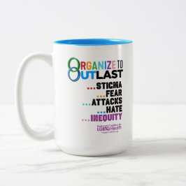 Organize to Outlast Mug Zweifarbige Tasse
