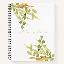 Organizer für Gold und Grünfolien Notizbuch