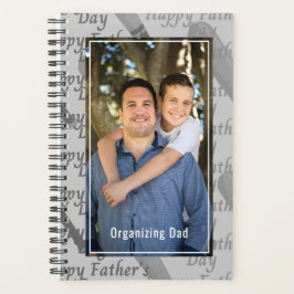 Organizing Dad Personalized Photo Father's Day Planer