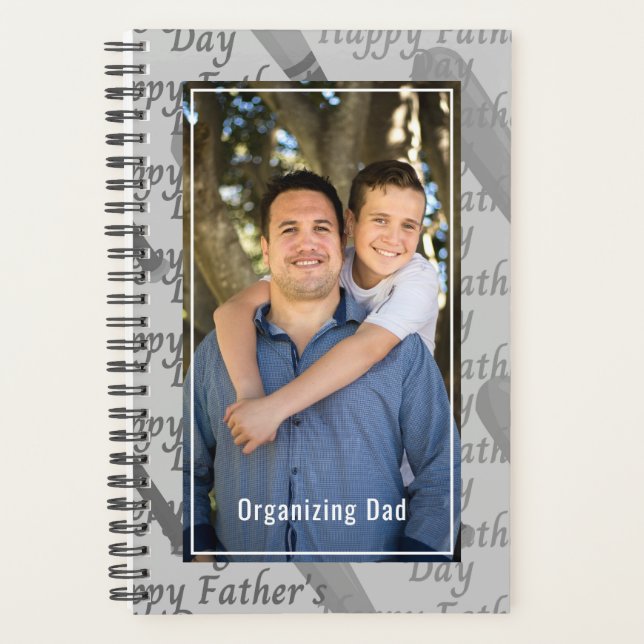 Organizing Dad Personalized Photo Planer (Vorderseite)
