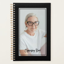Organizing Mom Minimalist Photo Black & Gold