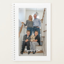 Organizing Mom Photo Personalized White Planer