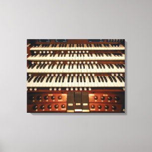 Organkonsole Leinwanddruck