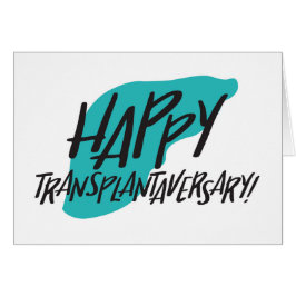 Organleber | Happy Transplantaversary Card