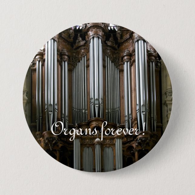 Organs für immer! Schaltfläche St. Eustache Button (Vorderseite)