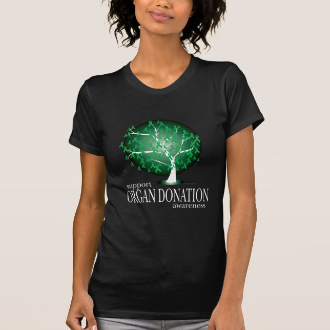 Organspende-Baum T-Shirt (Vorderseite)