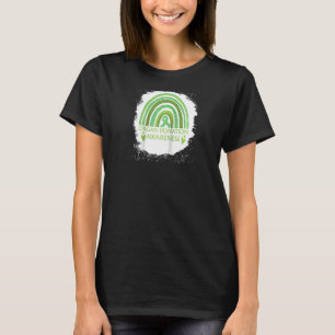 Organspende Bewusstsein gebleicht Rainbow Green Ri T-Shirt