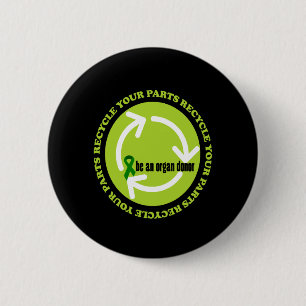 Organspende-Bewusstseins-Knopf Button