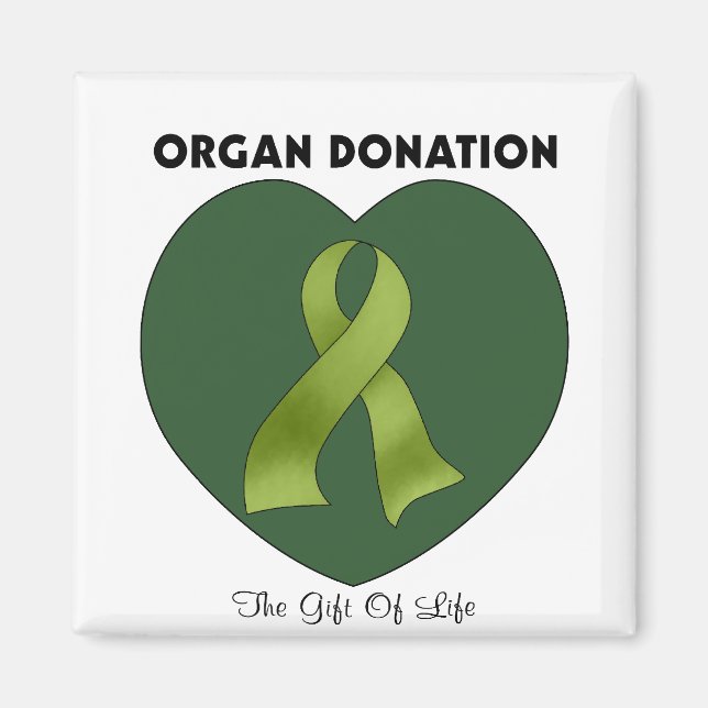 Organspende: Das Geschenk des Lebens Magnet (Vorne)
