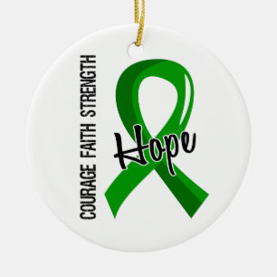 Organspende der Mut-Glauben-Hoffnungs-5 Keramik Ornament