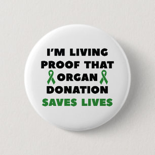 Organspende Rette Leben Button