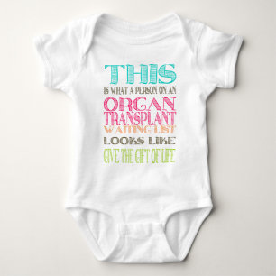 Organspendebewusstsein Baby Strampler