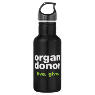 Organspender Edelstahlflasche