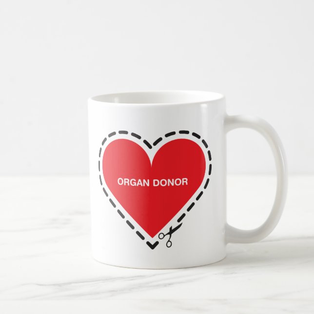 Organspender Kaffeetasse (Rechts)