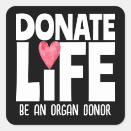 Organspender Lebensspende Aufkleber