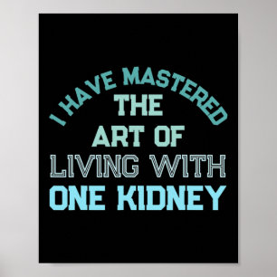 Organspender Transplantation Dialyse Nierenversage Poster