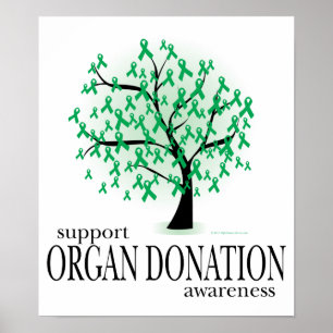 Organspenderbaum Poster