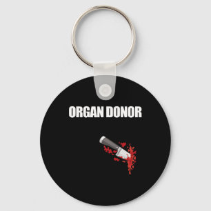 Organspenderspende Spaß Blut-Wound Niere Meme auf  Schlüsselanhänger