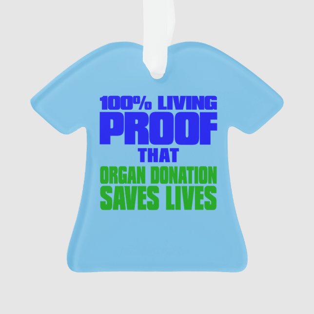 Organtransplantation Empfänger Ornament (Vorderseite)