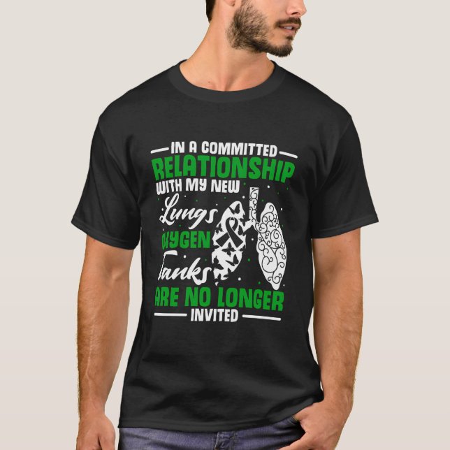 Organtransplantation Lung Transplantation Überlebe T-Shirt (Vorderseite)