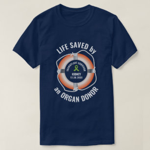 Organtransplantation Organspender Nautical Brauch  T-Shirt